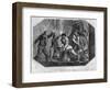 The Death of Captain Faulkner, 18th Century-Grainger-Framed Giclee Print