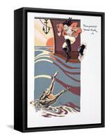 The Death of Captain Hook-null-Framed Stretched Canvas