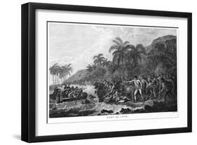 The Death of Captain James Cook 14th February 1779-Benard-Framed Giclee Print