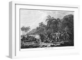 The Death of Captain James Cook 14th February 1779-Benard-Framed Giclee Print