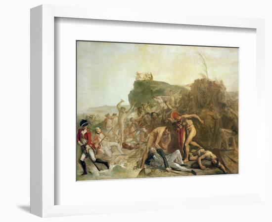 The Death of Captain James Cook, 14th February 1779-Johann Zoffany-Framed Giclee Print