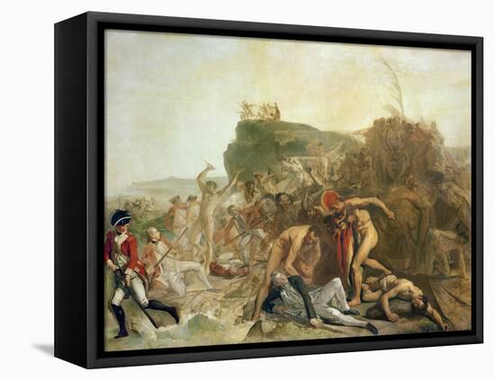 The Death of Captain James Cook, 14th February 1779-Johann Zoffany-Framed Stretched Canvas
