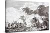 The Death of Captain James Cook. 1728 - 1779-Michael Nicholson-Stretched Canvas