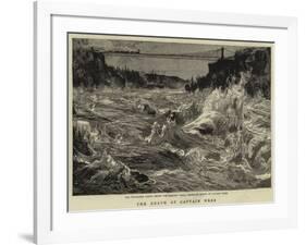 The Death of Captain Webb-null-Framed Giclee Print