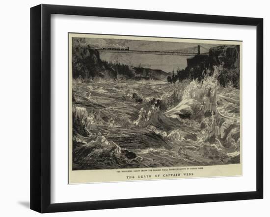 The Death of Captain Webb-null-Framed Giclee Print