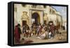 The Death of Carmen, 1890-Manuel Cabral-Framed Stretched Canvas