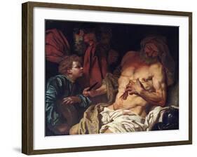 The Death of Cato-Johann Karl Loth-Framed Giclee Print