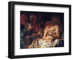 The Death of Cato-Johann Karl Loth-Framed Giclee Print