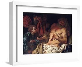 The Death of Cato-Johann Karl Loth-Framed Giclee Print