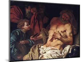 The Death of Cato-Johann Karl Loth-Mounted Giclee Print