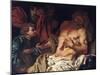 The Death of Cato-Johann Karl Loth-Mounted Giclee Print