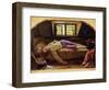 The Death of Chatterton, C.1856 (Oil on Panel)-Henry Wallis-Framed Giclee Print