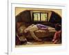 The Death of Chatterton, C.1856 (Oil on Panel)-Henry Wallis-Framed Giclee Print