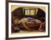 The Death of Chatterton, C.1856 (Oil on Panel)-Henry Wallis-Framed Giclee Print