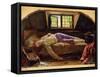 The Death of Chatterton, C.1856 (Oil on Panel)-Henry Wallis-Framed Stretched Canvas
