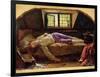 The Death of Chatterton, C.1856 (Oil on Panel)-Henry Wallis-Framed Giclee Print