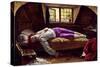 The Death of Chatterton, C.1856 (Oil on Panel)-Henry Wallis-Stretched Canvas