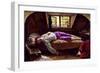 The Death of Chatterton, C.1856 (Oil on Panel)-Henry Wallis-Framed Giclee Print