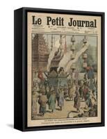 The Death of Chulalongkorn, King of Siam, Illustration from 'Le Petit Journal', 6th November 1910-French School-Framed Stretched Canvas