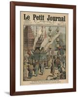 The Death of Chulalongkorn, King of Siam, Illustration from 'Le Petit Journal', 6th November 1910-French School-Framed Giclee Print