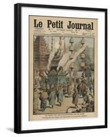 The Death of Chulalongkorn, King of Siam, Illustration from 'Le Petit Journal', 6th November 1910-French School-Framed Giclee Print