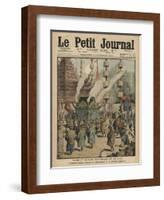 The Death of Chulalongkorn, King of Siam, Illustration from 'Le Petit Journal', 6th November 1910-French School-Framed Giclee Print