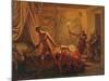 The Death of Cleonice-Jacques-Louis David-Mounted Giclee Print