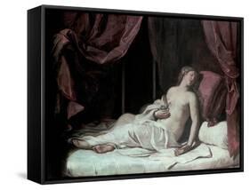 The Death of Cleopatra, 1648-Guercino-Framed Stretched Canvas