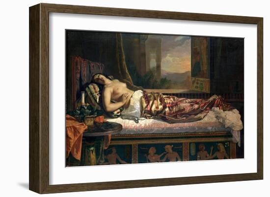 The Death of Cleopatra, 1841-German von Bohn-Framed Giclee Print