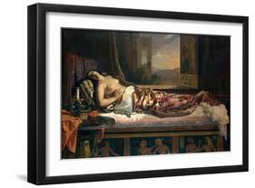 The Death of Cleopatra, 1841-German von Bohn-Framed Giclee Print