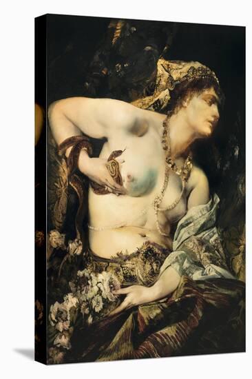 The Death of Cleopatra, 1875 (Painting)-Hans Makart-Stretched Canvas