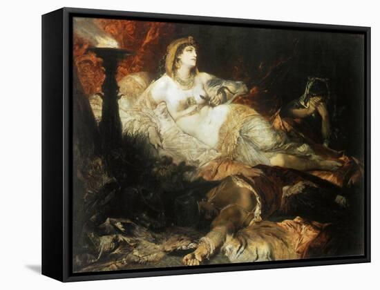 The Death of Cleopatra, 1875-Hans Makart-Framed Stretched Canvas