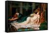 The Death of Cleopatra, 1892-Reginald Arthur-Framed Stretched Canvas