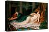 The Death of Cleopatra, 1892-Reginald Arthur-Stretched Canvas