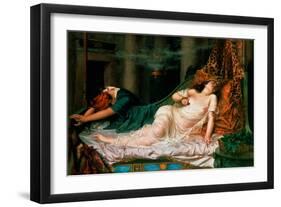 The Death of Cleopatra, 1892-Reginald Arthur-Framed Giclee Print