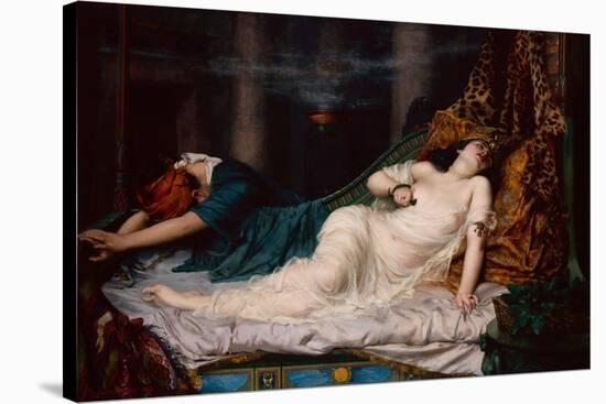 The Death of Cleopatra, 1892-Reginald Arthur-Stretched Canvas