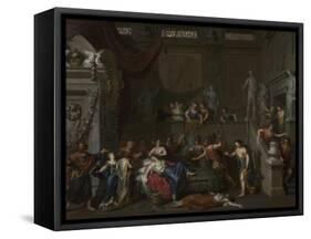 The Death of Cleopatra, c.1700-10-Gerard Hoet-Framed Stretched Canvas