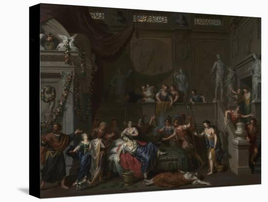 The Death of Cleopatra, c.1700-10-Gerard Hoet-Stretched Canvas