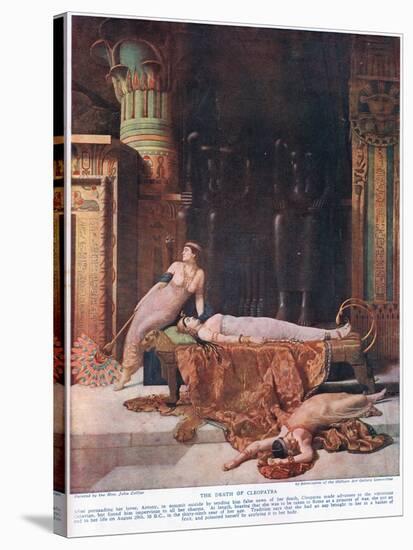 The Death of Cleopatra, C.1920-John Collier-Stretched Canvas