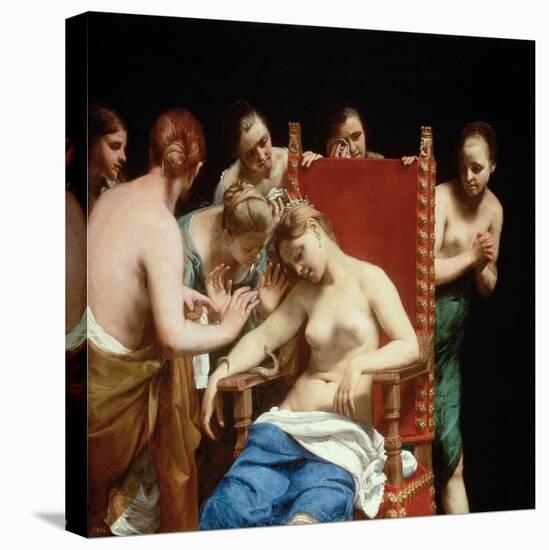 The Death of Cleopatra-Guido Cagnacci-Stretched Canvas