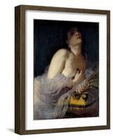 The Death of Cleopatra-Arnold Böcklin-Framed Giclee Print