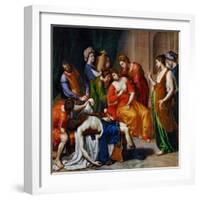 The Death of Cleopatra-Alessandro Turchi-Framed Giclee Print