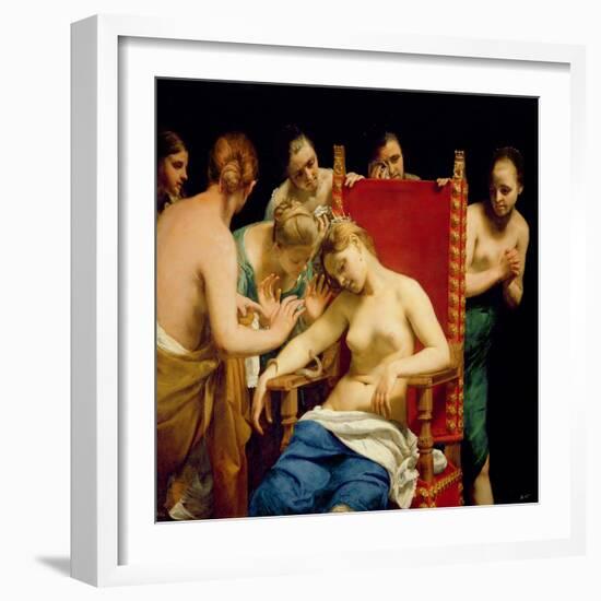 The Death of Cleopatra-Guido Cagnacci-Framed Giclee Print