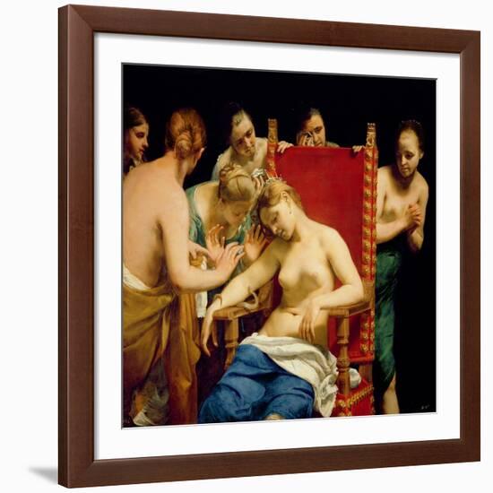 The Death of Cleopatra-Guido Cagnacci-Framed Giclee Print