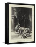 The Death of Cleopatra-John Collier-Framed Stretched Canvas