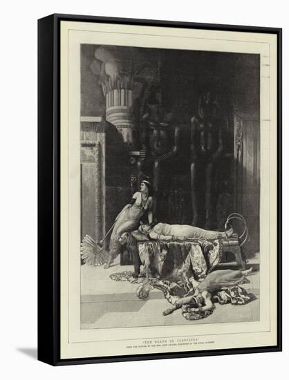 The Death of Cleopatra-John Collier-Framed Stretched Canvas