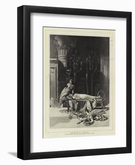 The Death of Cleopatra-John Collier-Framed Premium Giclee Print