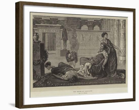 The Death of Cleopatra-Valentine Cameron Prinsep-Framed Giclee Print