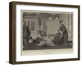 The Death of Cleopatra-Valentine Cameron Prinsep-Framed Giclee Print