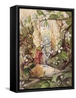 The Death of Cock Robin-John Anster Fitzgerald-Framed Stretched Canvas